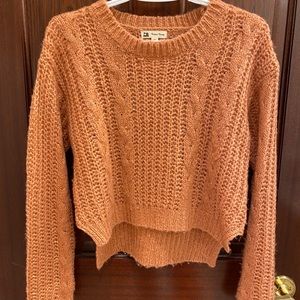 Peach Knit Sweater Size XS/S From Honey